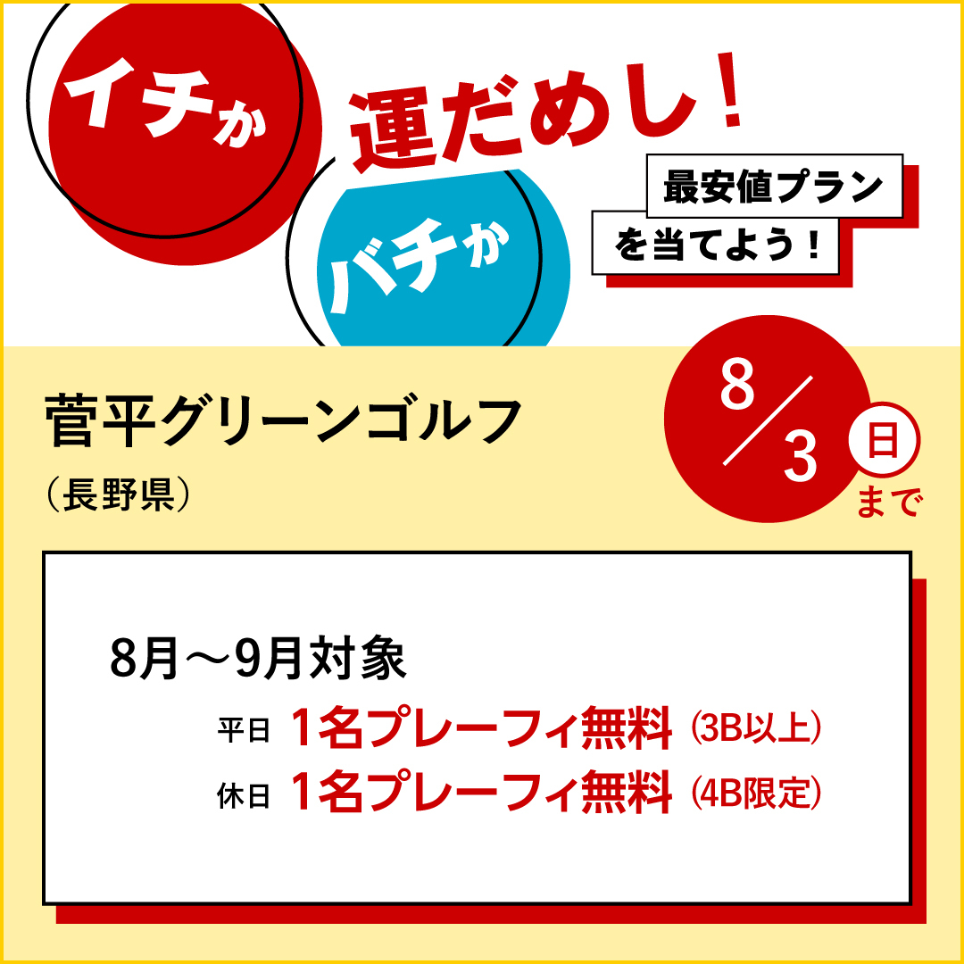 イチかバチか運試し「最安値プラン」を当てよう！